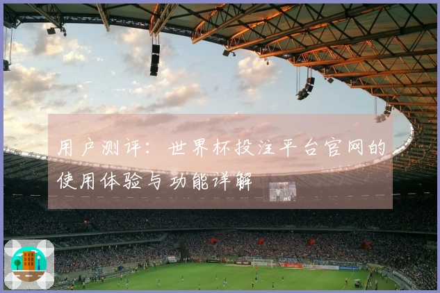 用户测评：世界杯投注平台官网的使用体验与功能详解